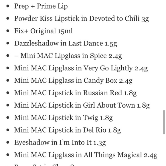 COPY - COPY - Mac advent calendar makeup set - Picture 4 of 7